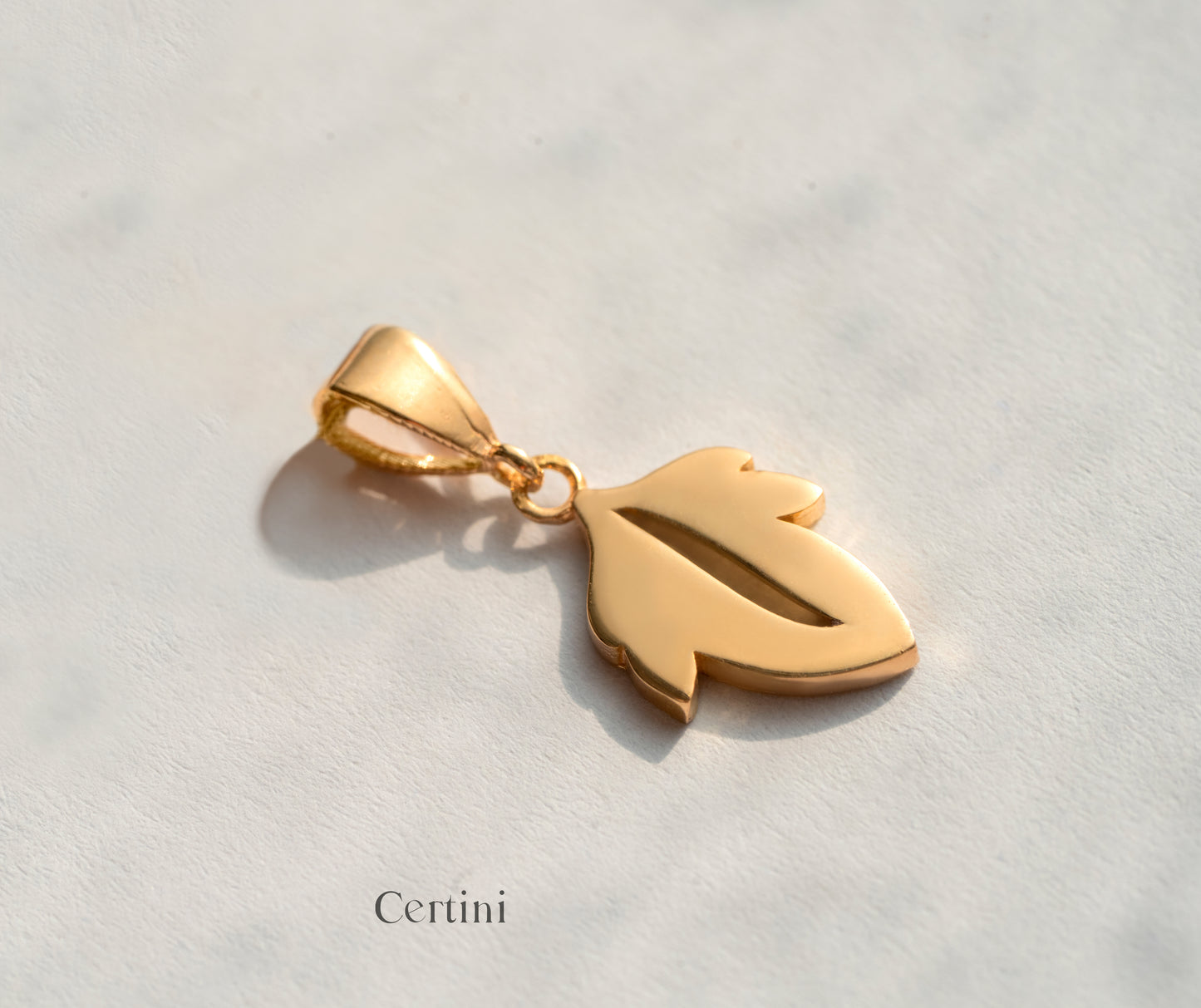 18k Laminar Pendant