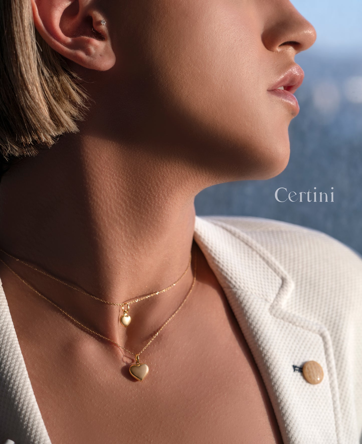 18k  Heart Pendant
