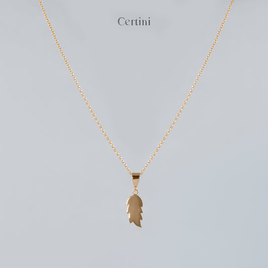 18k  Caudate Pendant