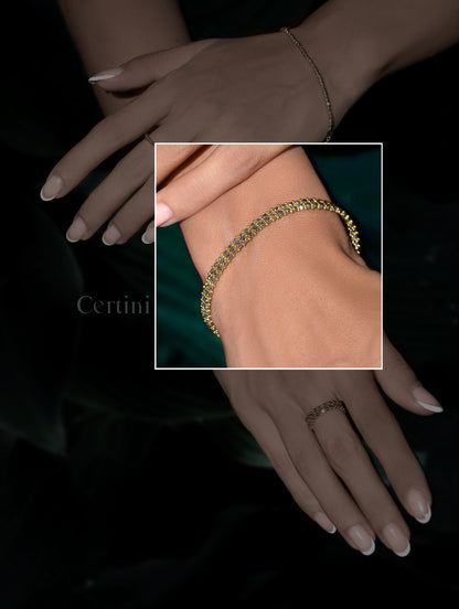 18k  Albernardo Ring and Bracelet Set